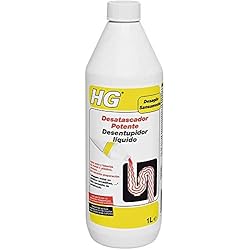 Desague Fregadero No Traga HG Desatascador Potente de Tuberías y Desagües, Elimina Eficazmente los Atascos, Limpiador Líquido para Tuberías y Desagües Bloqueados en Fregaderos o Platos de Ducha - 1L (139100130)