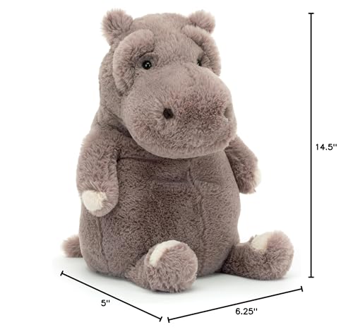 Jellycat Myrtle Hippopotamus Stuffed Animal, 14.5 inches - Hippo Plush Toy - Classic Children's Gift - Image 8