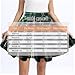 THHGPO Women's Casual Basic Skirts Flared Skater Mini Skorts A Line Elastic Waist Skirt with Built-in Shorts Green Plaid XXL