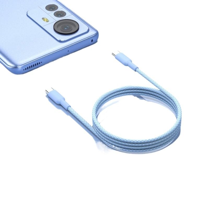 Cable C a C Typec de carga rápida*/ing charg*/ing Cable de datos móviles PD60W (morado, 1 m)