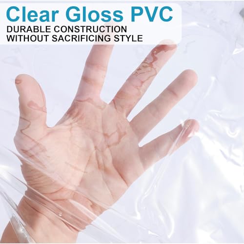 4 Pieces Transparent Chair Covers, Dining Chair Cushion, PVC Dining Chair Covers Protectors Enduring Chair Covers Stain Resistant Waterproof Seat Covers Easy To Clean Chair Protectors For Chairs Seats - Cosy Home Interiors 4 Pieces Transparent Chair Covers, Dining Chair Cushion, PVC Dining Chair Covers Protectors Enduring Chair Covers Stain Resistant Waterproof Seat Covers Easy To Clean Chair Protectors For Chairs Seats - Image 4