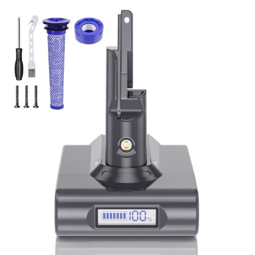 Replacement Battery for Dyson V7 Upgraded for Dyson V7 Battery with Display