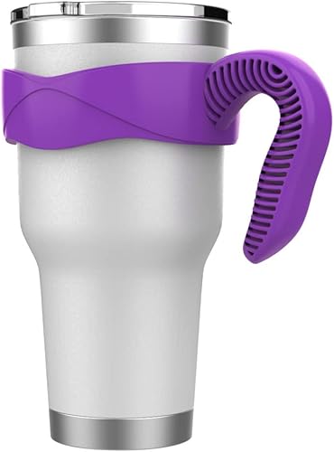 Miniatura 7 de El mango del vaso se adapta a vasos YETI de 30 onzas, vaso OZARK TRAIL, vaso Rambler (solo asa, taza no incluida) (rosa rojo)