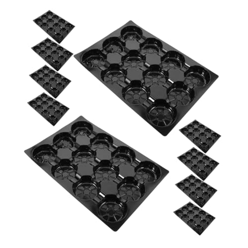 Cabilock 10Pcs Segmented Fruit Holder for Apples Peaches Slip Base for Supermarket Organization Visual Appeal