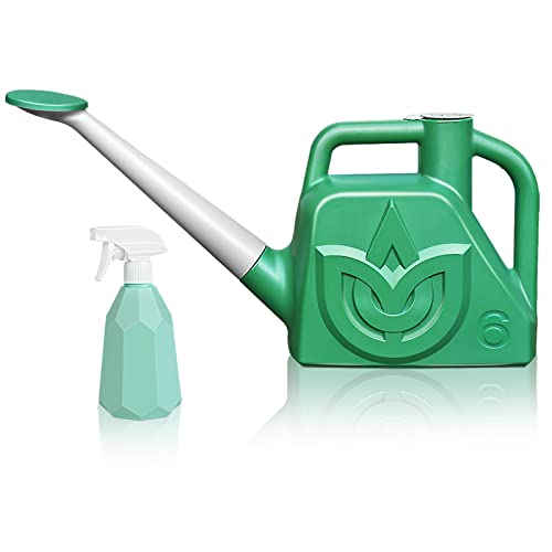 Gießkanne, 6 Liter Moderne Kunststoff-Giesskanne für Outdoor-Pflanzen...