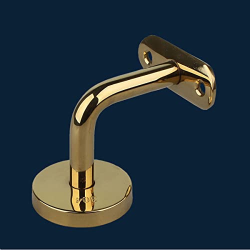 Soportes de pared de acero inoxidable resistentes, juego de 4 soportes duraderos para madera y acero, tornillos no incluidos
