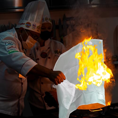 Image of Emergency Fire Blankets 2 Pack 39 inch*39 inch, Fiberglass Fire Blanket for Emergency Survival Safety, Emergency Retardant Blanket for Kitchen House Camping Car Office Warehouse, with Hooks*2 (002)
