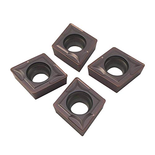 10 piezas de insertos de carburo CCMT432 para torno miniatura 5