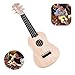 Produktbild Jadpes DIY Ukelele, Ukulele DIY Instrument Kit, 21inch Basswood 4 String Ukulele kann gemalt Werden Ukelele DIY Kit Instrument Zubehör