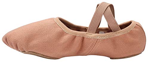 Image of Linodes Stretch Canvas Split Sole Ballet Shoe for Women and Girls Dance