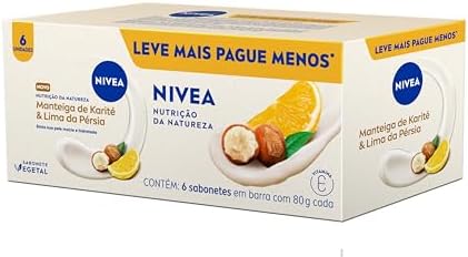 NIVEA Sabonete Vegetal Nutrição Da Natureza Manteiga De Karité & ...