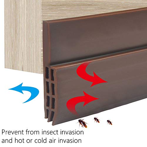 100 cm, autoadesivo, in gomma, per porta