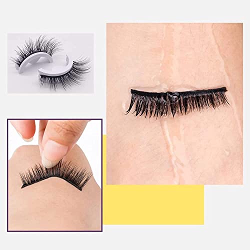 2 Pair Reusable Lashes, Reusable Self Adhesive