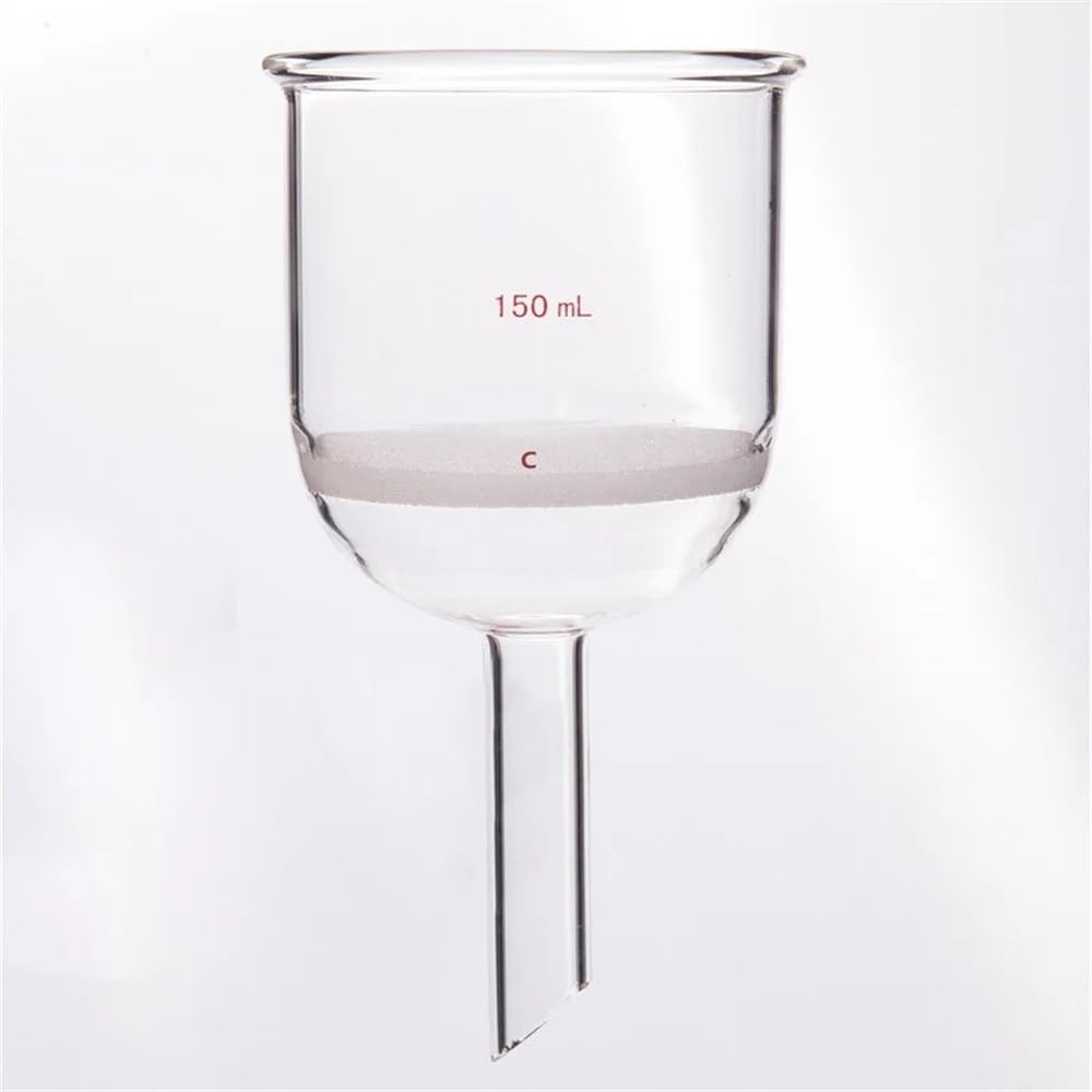 Vetreria da laboratorio Imbuto filtrante 30-150 ml con piastra di sabbia in vetro borosilicato F60(F604060X)