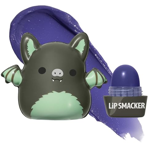 Lip Smacker Squishmallows Moisturizing Lip Balm, Fun Soft Squishy Collectible Top, Blackberry Flavored Hydration - Aldous