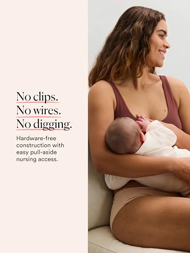 Image of HATCH The Skin to Skin Maternity Bra, Wireless, Soft & Stretchy Design for Pregnancy & Breastfeeding, Premium Cotton