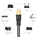 Orbram Cat 8 Ethernet Cable 50 ft, Nylon Braided High Speed Heavy Duty Network LAN Patch Cord, 40Gbps 2000Mhz SFTP RJ45 Flat Internet Cable Shielded in Wall, Indoor&Outdoor for Modem/Router/Gaming/PC