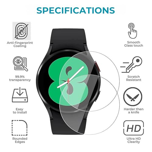 Image of 2 Pack| Smartwatch Screen Protector for Fire Boltt Dominian |1.43 inch| | Flexible TPU Film, 9H Scratch Resistant, Bubble Free Installation - Not a Tempered Glass