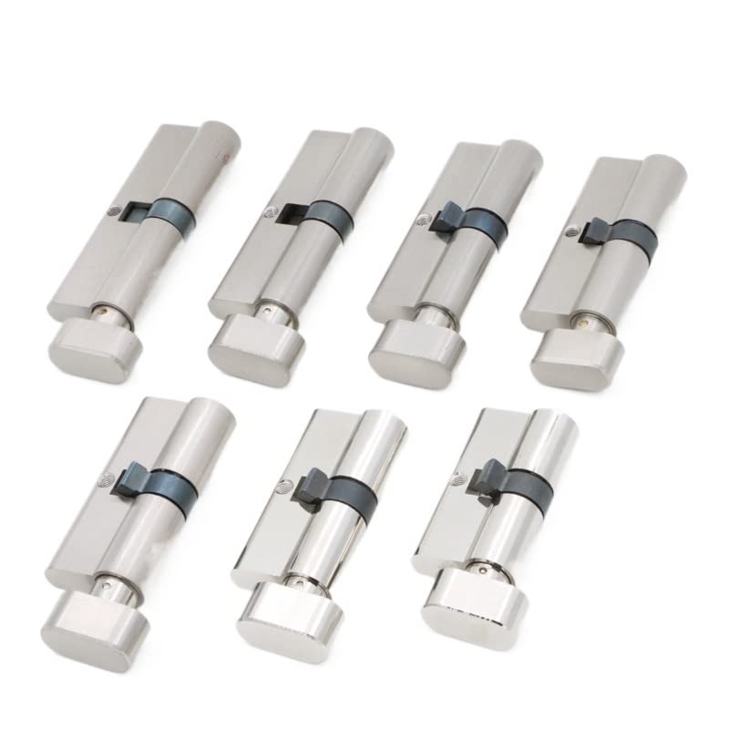 Door Lock Cylinder,Door Lock with Key,Door Cylinder 55 60 65 70 75 80 85 90mm Copper Lock Cylinder Interior Handle Brass Key Locking(Color:DC-70MM, Size) (Color:Dc 90mm (Color : Dc 90mm, Size : Cyli
