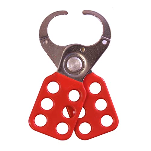 Spectrum IndustrialLockout Tagout Station With 4 Padlocks-1 Hasp-10 Tags, Supplied With Lockable Cover, Yellow, H406 x W315 x D65mm - Image 4