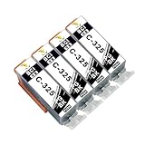 CANON用 BCI-325 PGBK 純正品併用 染料 4�