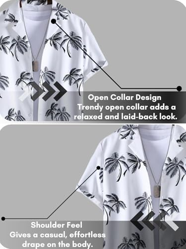 Image of Leriya Fashion Men's Polycotton Regular Fit Casual Stylish Printed | Formal Printed Half Sleeve Shirt |Summer Button Down Shirts for Men