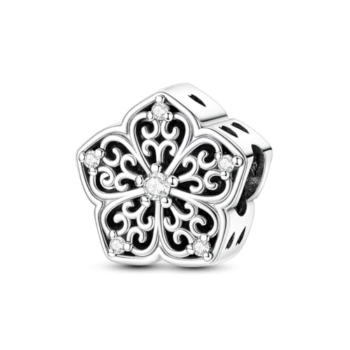 Image of 925 Sterling Silver Charms,Hypoallergenic Beads,Compatible with Pandora Bracelets and Necklaces,Women Holiday Gift Pendants