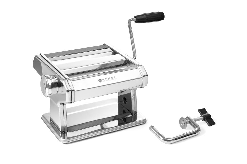 HENDI 224830 Machine à Pâtes, 210x193x(H)135mm, Acier inoxydable