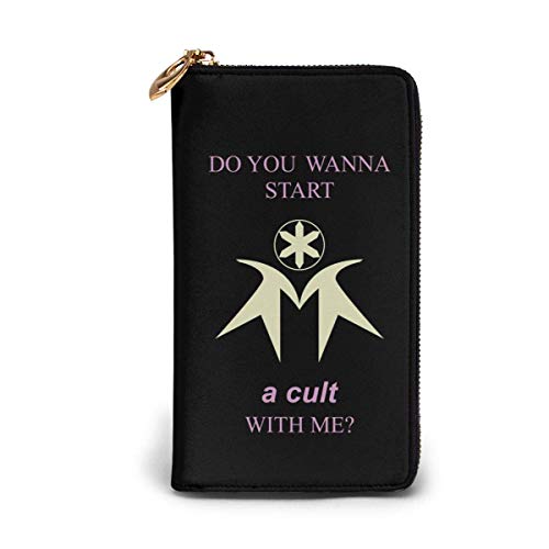 Preisvergleich Produktbild JHGFG Echtes Leder Geldbörsen mit Reißverschluss Geldbörse Reisetasche um Kartenhalter Organizer Clutch Bag Black