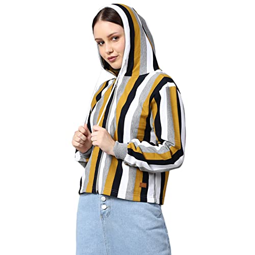 Image of Campus Sutra Women's Cotton Crew Neck Sweatshirt