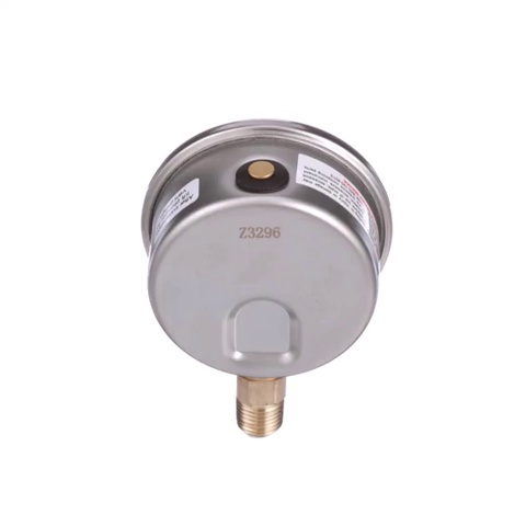 Image of Winters 2-1 /2 inch Dial Size, Liquid Filled Industrial Pressure Gauge, Brass Internals, 304 Stainless Steel Case, Dual Scale 0-100 psi /kPa, 1.5% Acc, 1 /4 inch NPT Bottom Mount, Glycerin Filled Pressure Gauge