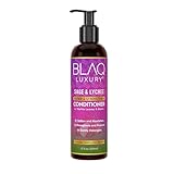 Blaq Luxury Après-shampoing réparateur et fortifiant à la sauge et au litchi, 355 ml