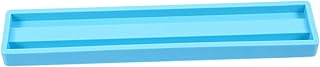VILLFUL Molde De Suporte De Caixa De Dominó Suporte De Dominó Forma De Dominó Porta-Joias Caixa De Dominó Molde De Bandeja De Resina Moldes De Silicone De Resina De Para Gelatinas DIY