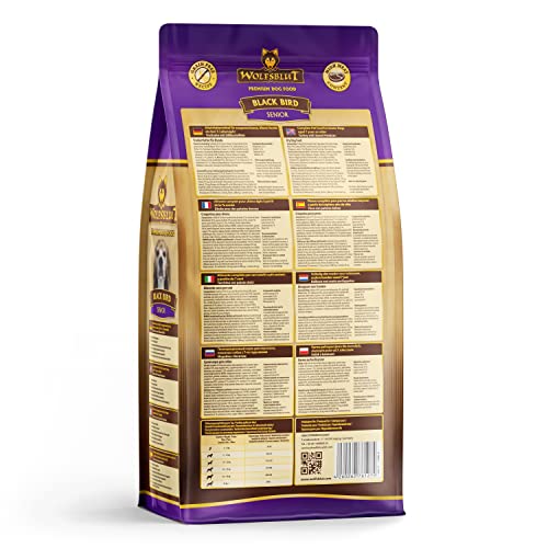 Wolfsblut - Black Bird Senior - 2 kg - Truthahn - Trockenfutter - Hundefutter - Getreidefrei
