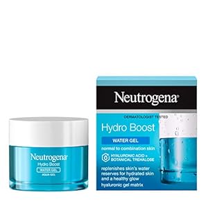 Neutrogena Hydro Boost Water Gel Moisturiser with Hyaluronic Acid & Trehalose for Dry Skin, 50ml
