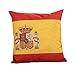 Plaza De España Bandera De Lino De Algodón Throw Almohada Decorativa Caja De La Cubierta Del Amortiguador 18 * 18inch