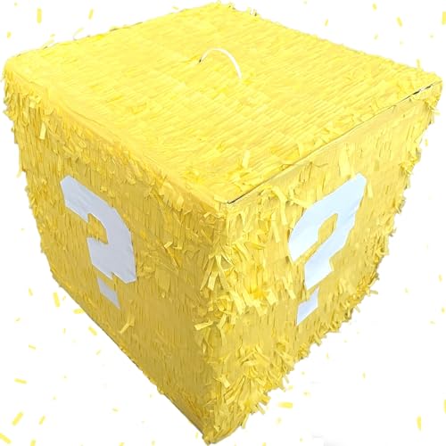 Super Gaming 13” Piñata Storage Glowing Box Perfect for Birthdays, Parties, Gaming - Piñata Large