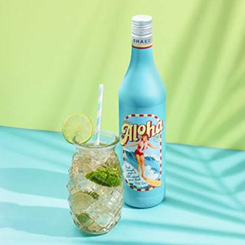 Spirit of Aloha 65 - (70cl) - Spirit Drink Infused With Fresh Tropical Fruits, Herbs And Spices, Refreshing Long Drink, Shots Or Use For Summer Cocktails, Low Alcohol Sundowners