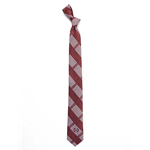 Mississippi State Skinny Plaid Poly Necktie