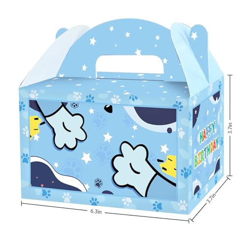 Cartoon Blue Party Gift Boxes (18pcs)