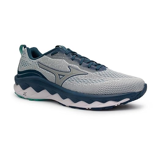 Mizuno Wave WAY 3, Tênis Masculino, CINZA/MARINHO, 40.0