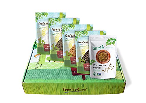 Dill Pickle Seasoning Gift Set – Coriander, Black Pepper, Mustard And Dill Seeds, Sea Salt – Culinary Essential Pickling Fresh Dried Spices 5Pack Variety– Gourmet, All Natural, Kosher, Resealable Bags #TOP4