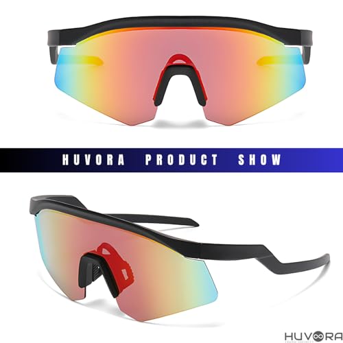 Image of Zig Zag Shield Sports Sunglasses for Cricket Cycling | UV Protected Anti Glare Mirrored Goggles for Men | Anti Fog, Water Repellant, Shatter Resistant, Stylish Branded Coolers