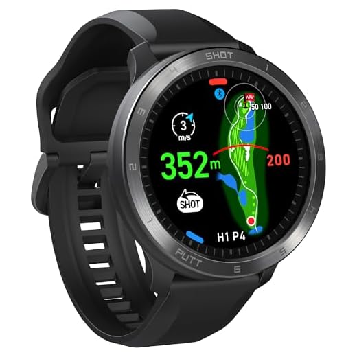 Voice Caddie T11 GOLF GPS WATCH - BLACK