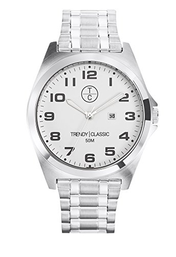 Montre homme quartz analogique CM1016-01D avec bracelet acier gris
