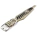 Berry Pet 3 Inch Width Bronze Sharp Spiked Studded Leather Dog Collar for Training,Sports,Walking,Travel,Dog Show,Heavy Duty,Medium Dogs Pitbull,Labrador,Boxer,Neck for 17-20