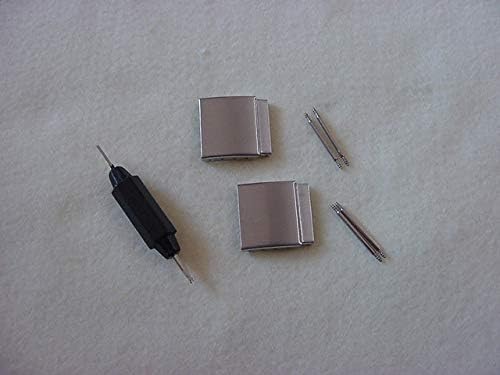 Amazon Co Jp Diy 便利グッツ 18mm 時計ベルト バンド 延長 カン 駒 コマ 2個セット バネ棒 工具付き 腕時計