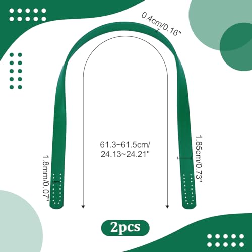 PH PandaHall 24 Inch Leather Bag Handles - Image 2