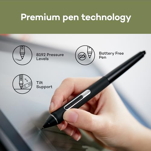 Professional Drawing Tablet with Screen 2K