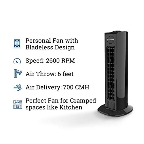 Image of Crompton Air Buddy Kitchen Fan (Black)